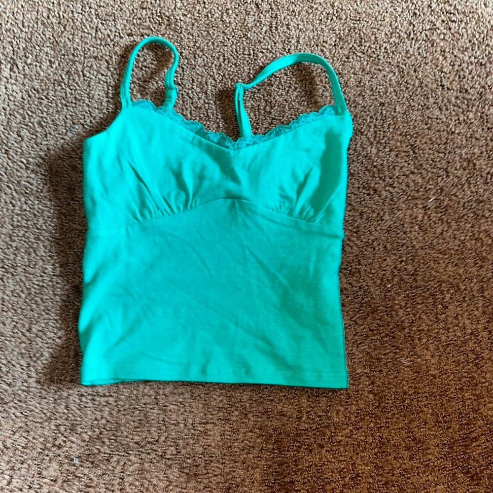 Cute green tank top